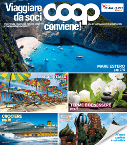 Viaggiare da Soci - Planetario Viaggi