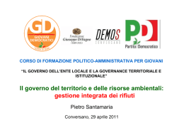 rifiuti santamaria - Giovani Democratici