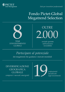 Fondo Pictet-Global Megatrend Selection