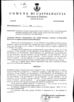 C 0 M U N E DI CASTELDACCIA