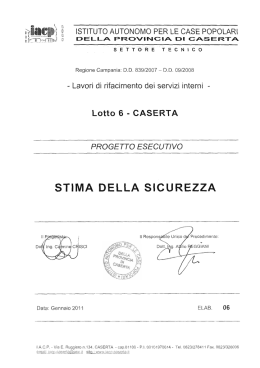 Stima Della Sicurezza