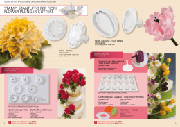 STAMPI STANTUFFO PER FIORI FLOWER PLUNGER CUTTERS