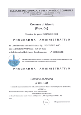 Lista n. 3 La Sorgente