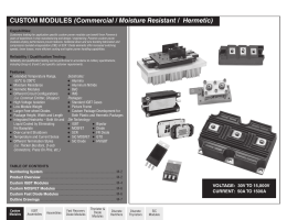 CUSTOM MODULES (Commercial / Moisture Resistant / Hermetic)