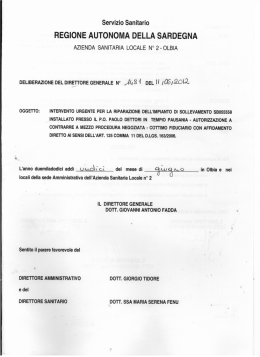 Delibera n. 1481 del 11 giugno 2012 [file]