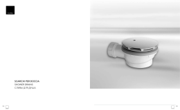 Scarichi per doccia Shower DrainS СЛИВЫ ДЛЯ ДУША