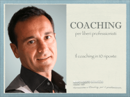 Il coaching in 10 risposte (scarica pdf)