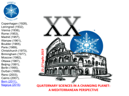 quaternary sciences in a changing planet