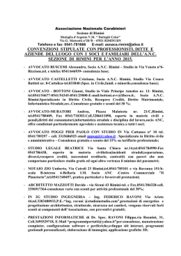 convenzioni stipulate con professionisti, ditte e aziende del