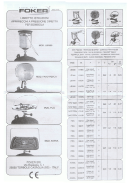libretto istfiuzioni apparecchi a pressione diretta per bombola