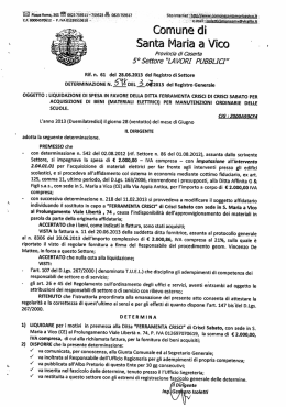 Comune di Santa Maria a Vico