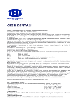 GESSI DENTALI - Industria Zingardi