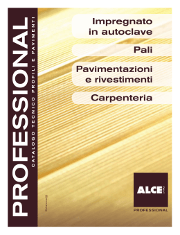 Impregnato in autoclave Pali Carpenteria Pavimentazioni