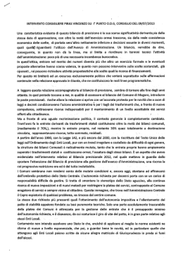 INTERVENTO CONSIGLIERE PIRAS VINCENZO SU 3` PUNTO 0.0