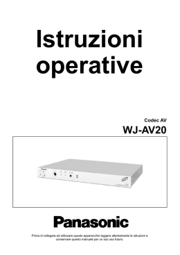 WJ-AV20 - Panasonic