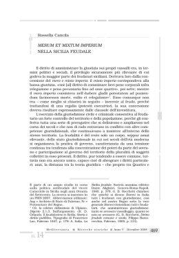 Merum et mixtum imperium nella Sicilia feudale