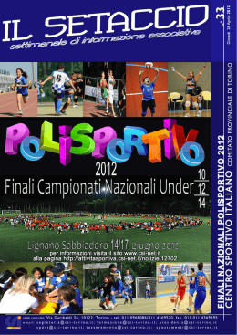 under 14 oratorio cup