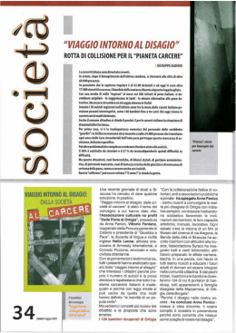 "VIA GGIO INTORNO AI. DISAGIO”