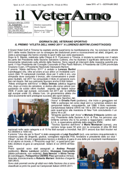 VeterArno N. 1 - Gennaio 2012