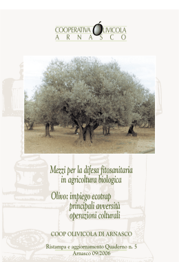to the PDF file. - Cooperativa Olivicola Arnasco