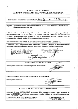 regione calabria azienda sanitaria provinciale di