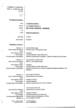 Documento acquisito mediante Sistema Com.Net