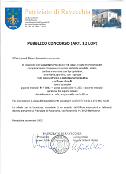 Patriziato di Ravecchia