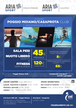 POGGIO MOIANO/CASAPROTA CLUB