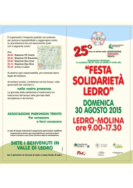 volantino Festa solidariet&agrave;