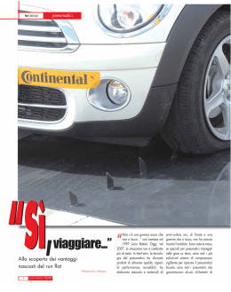 Alla scoperta dei vantaggi nascosti del run flat