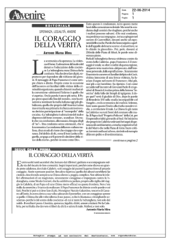 Il coraggio della verità