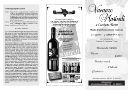 BRO. VACANZE MUSICALI