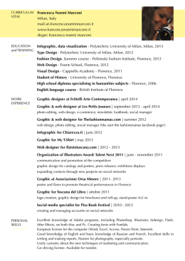 Infographic, data visualization - Polytechnic University of Milan