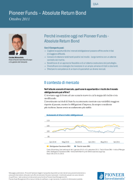 Pioneer Funds – Absolute Return Bond