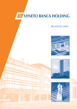 Veneto Banca Holding_Bilancio 2009 parte 1