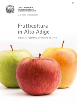 Frutticoltura in Alto Adige - Camera di Commercio di Bolzano