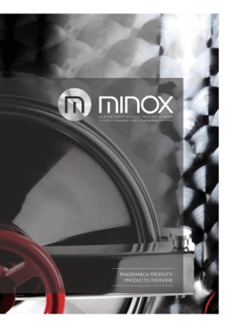 PANORAMICA PRODOTTI PRODUCTS OVERVIEW