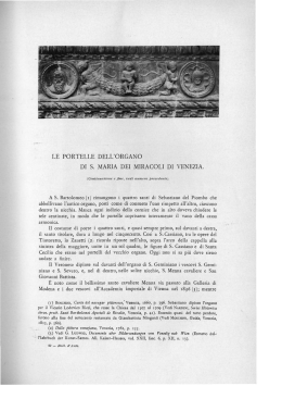 LE PORTELLE DELL`ORGANO DI S. MARIA DEI