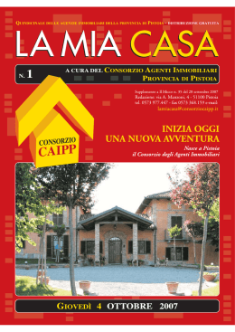 La mia casa n&deg; 1