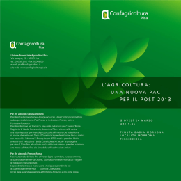Invito e programma - Confagricoltura Pisa