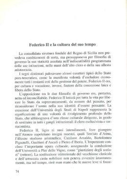 Federico II e la cultura del suo tempo