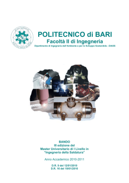 Visualizza - Politecnico di Bari
