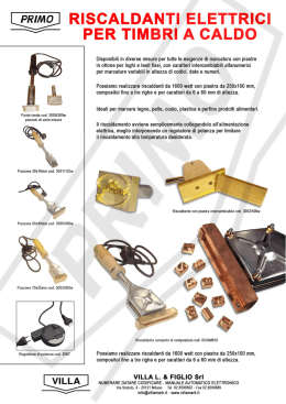 scarica depliant - VILLA L. & FIGLIO srl