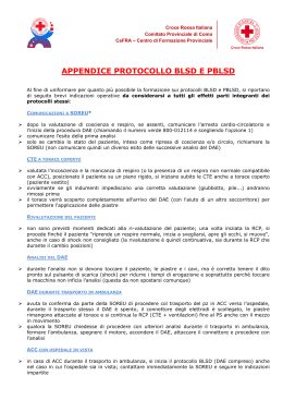 appendice protocollo blsd e pblsd - Croce Rossa Italiana