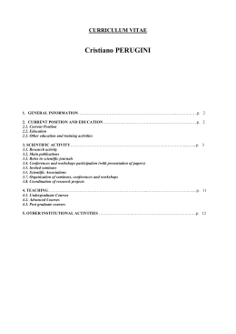 Cristiano PERUGINI - accounts.unipg>it