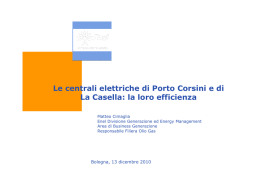 Le centrali elettriche di Porto Corsini e di La Casella: la