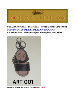 MINIMO 100 PEZZI PER ARTICOLO