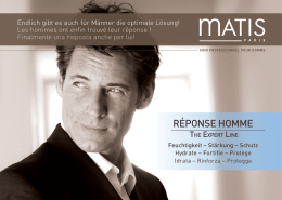 MATIS - R&eacute;ponse Homme
