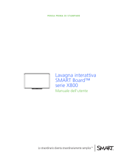 lavagna interattiva SMART Board serie X800