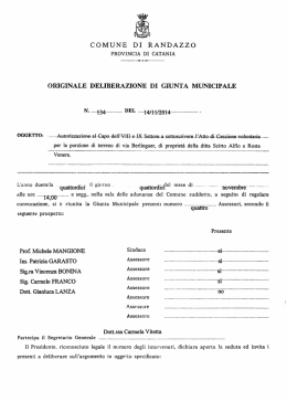 COMUNE DI RANDAZZO PROVINCIA DI CATANIA